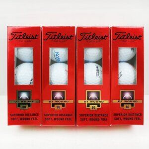 Titleist DT Wound 90 Golf Balls 12 Ct. Dupont Kosa Logos Made USA NOS